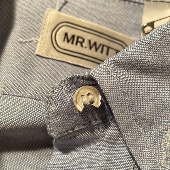 Vintage Blue Mr. Witt Button Up - Picture 5 of 5